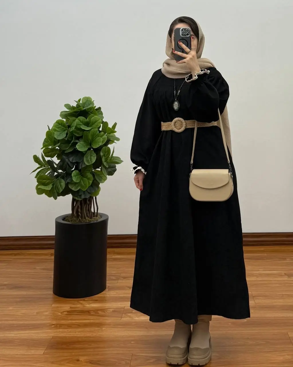 مانتو آیناز ( با پارچه کبریتی ) ۲
